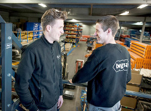 begra magazijninrichting