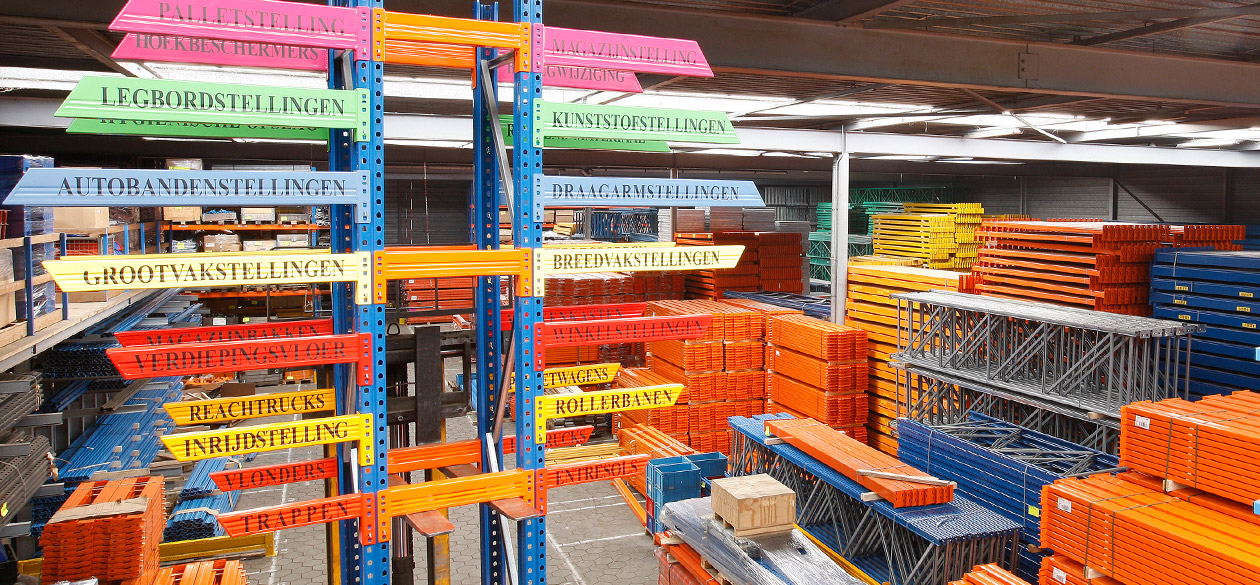 Begra magazijninrichting