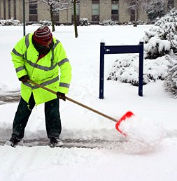 sneeuwschuiven