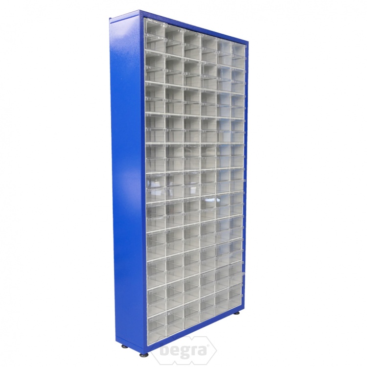 Assortimentskast, onderdelenkast 132 bakken 1810x780x230 mm (hxbxd)