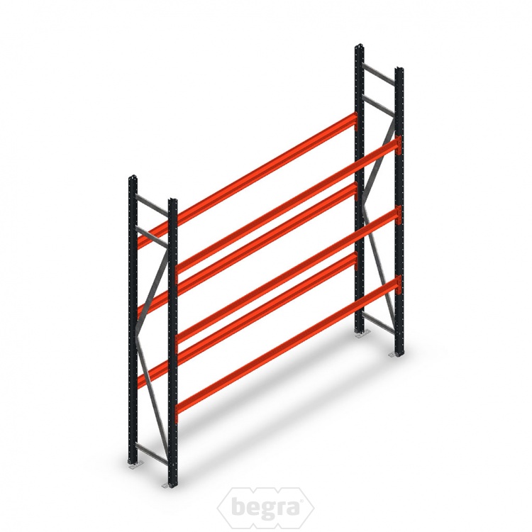 Bandenstelling grootvak AR 2250x2010x400mm (hxbxd) 3 niveaus antraciet beginsectie