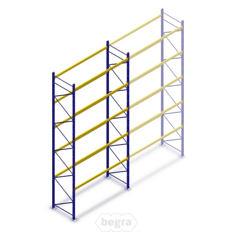 Beginsectie gebruikte Esmena IPE palletstelling 6250x3176x1100 - 5 niveaus