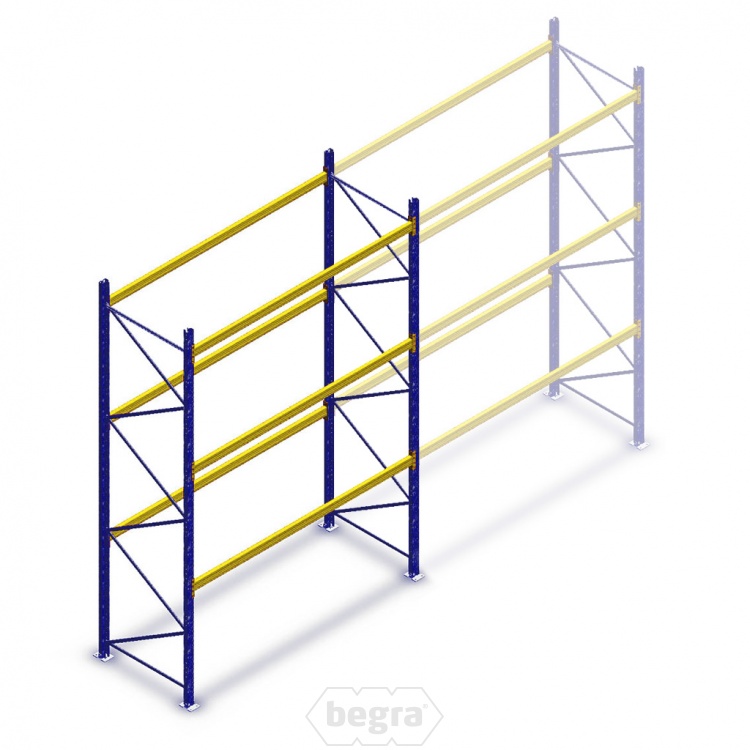 Beginsectie Gebruikte Esmena palletstelling 4100x2805x1100 - 3 niveaus