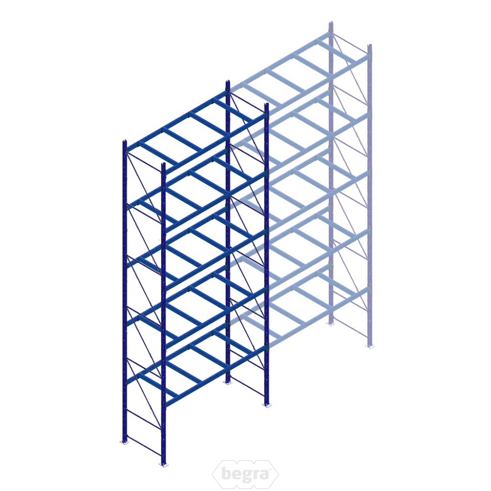 Gebruikte Hovuma palletstelling 7130x2700x870 beginsectie