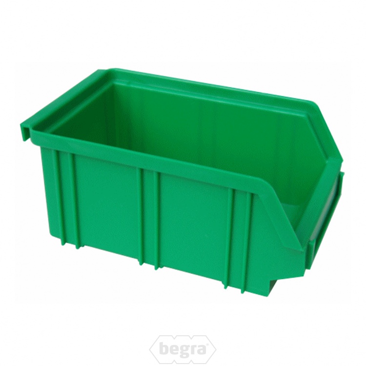 Kunststof stapelbak, Plastic magazijnbak A2 170x105x75 groen