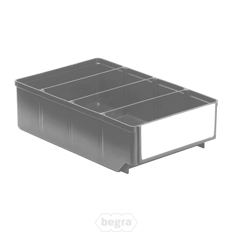 Magazijnbak, Magazijnstellingbak, Kunststof bak RK 300x186x83 grijs