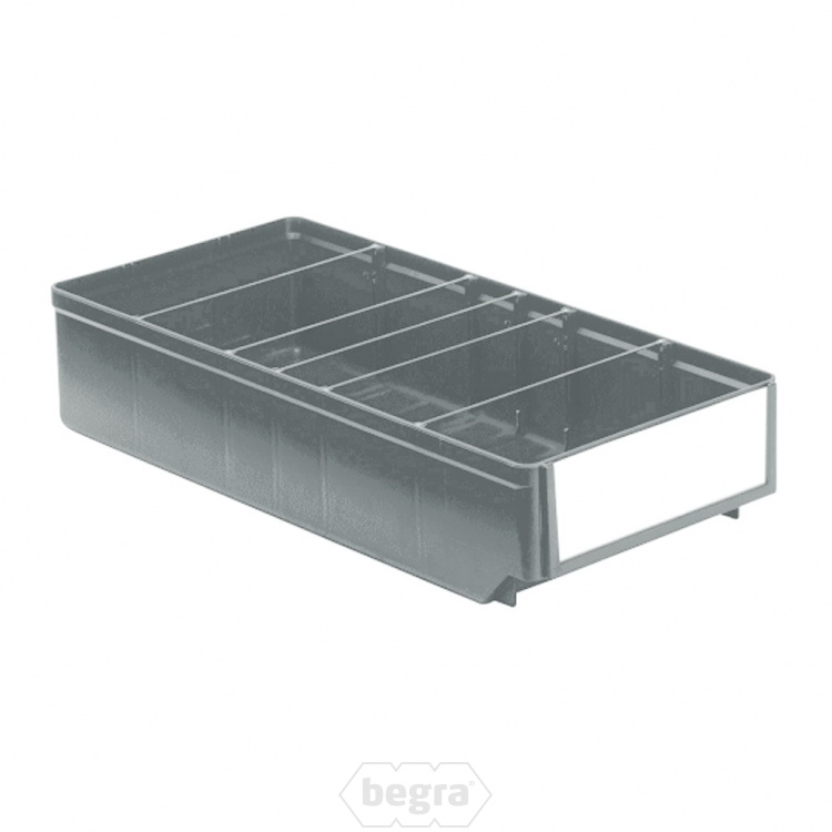 Magazijnbak, Magazijnstellingbak, Kunststof bak RK 400x186x83 grijs