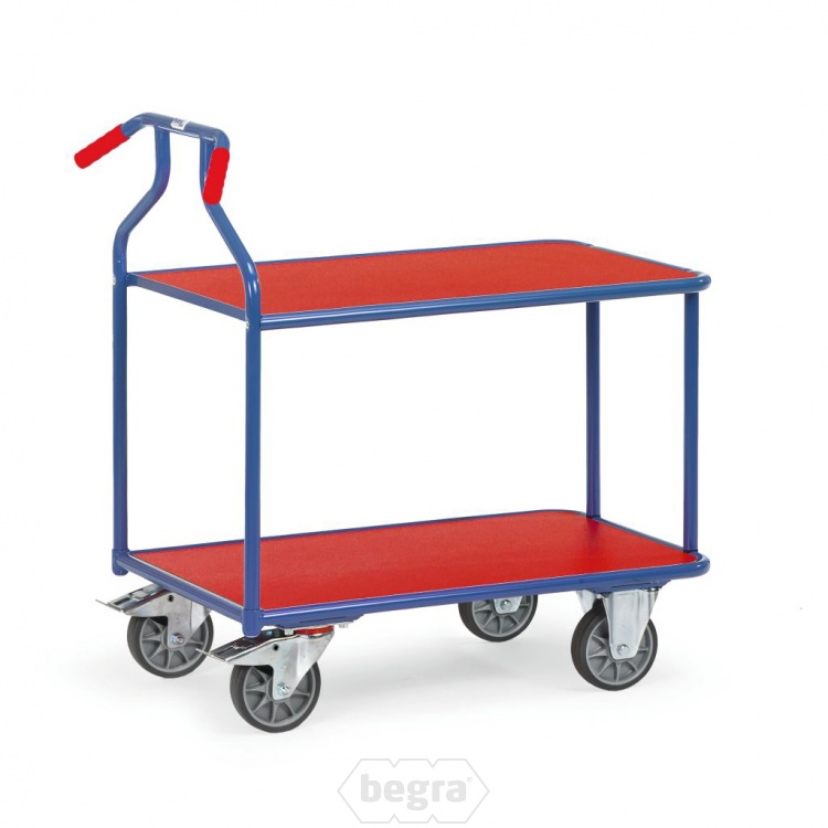 Optiliner opklapbare wagen 400 kg met ergonomische greep en 2 etages 900x600