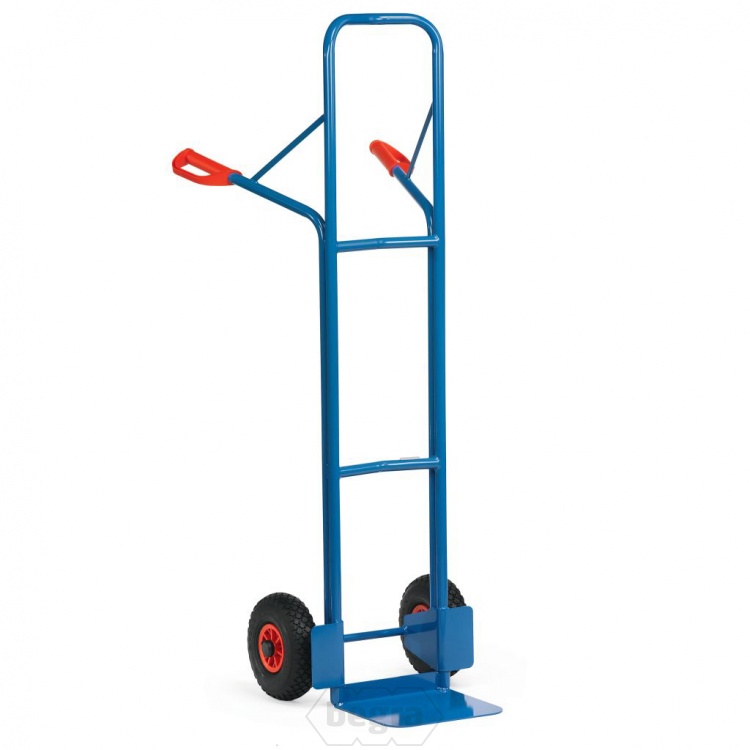 Stalen steekwagen 300 kg 1600 mm met rubberbanden