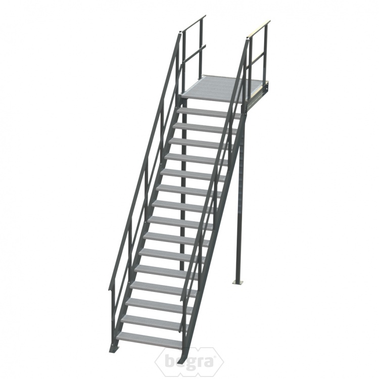 Standaard bordestrap rechtdoor 3000x1000 mm (hxb)