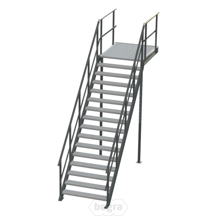 Standaard bordestrap rechtdoor 3000x1200 mm (hxb)
