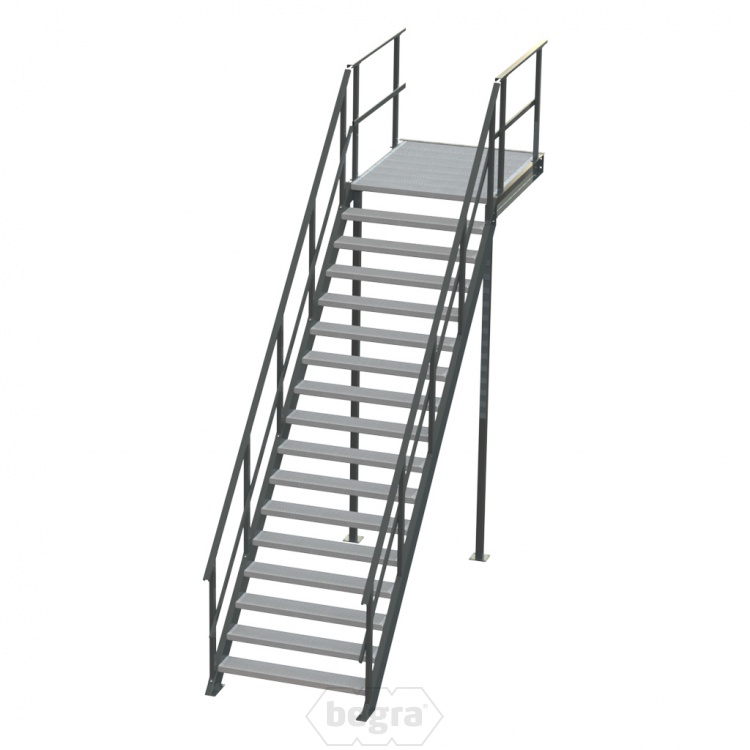 Standaard bordestrap rechtdoor 3200x1200 mm (hxb)