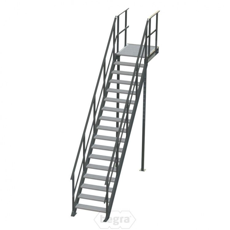 Standaard bordestrap rechtdoor 3200x800 mm (hxb)