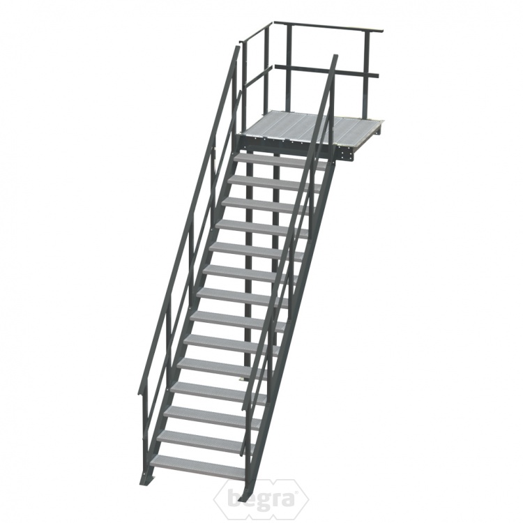 Standaard bordestrap rechtsaf 2800x1000 mm (hxb)