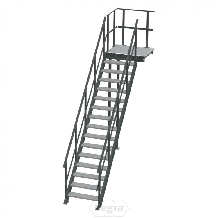 Standaard bordestrap rechtsaf 3000x800 mm (hxb)