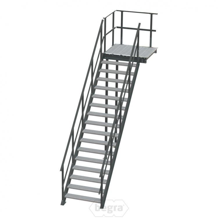 Standaard bordestrap rechtsaf 3200x1000 mm (hxb)
