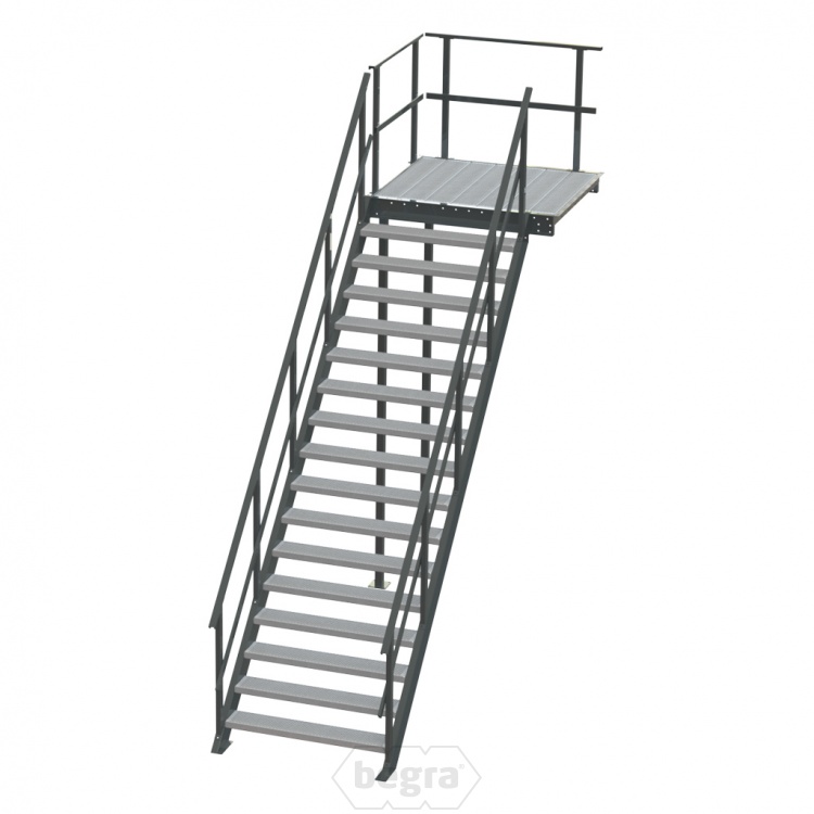 Standaard bordestrap rechtsaf 3200x1200 mm (hxb)