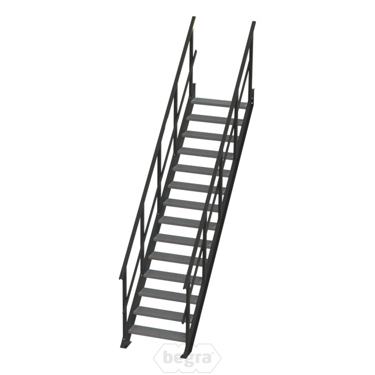 Standaard Steektrap, Industriële Trap 2800x800 mm (hxb)
