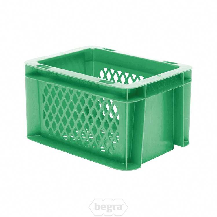 Transportkrat Euronorm plastic bak, krat TK2 200x100x120 groen
