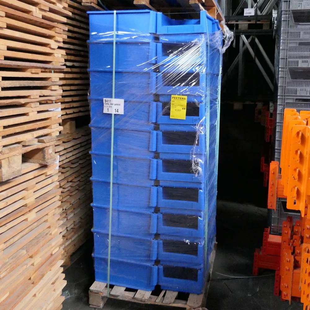 Voordeelpartij 50 Auer SLK 5 stapelbakken, magazijnbakken 500x320x200mm gebruikt