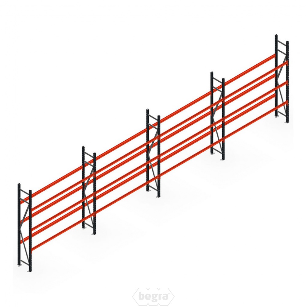 Voordeelrij bandenstelling grootvak AR 2250x6700x400mm (hxbxd) 4 secties 3 niveaus antraciet