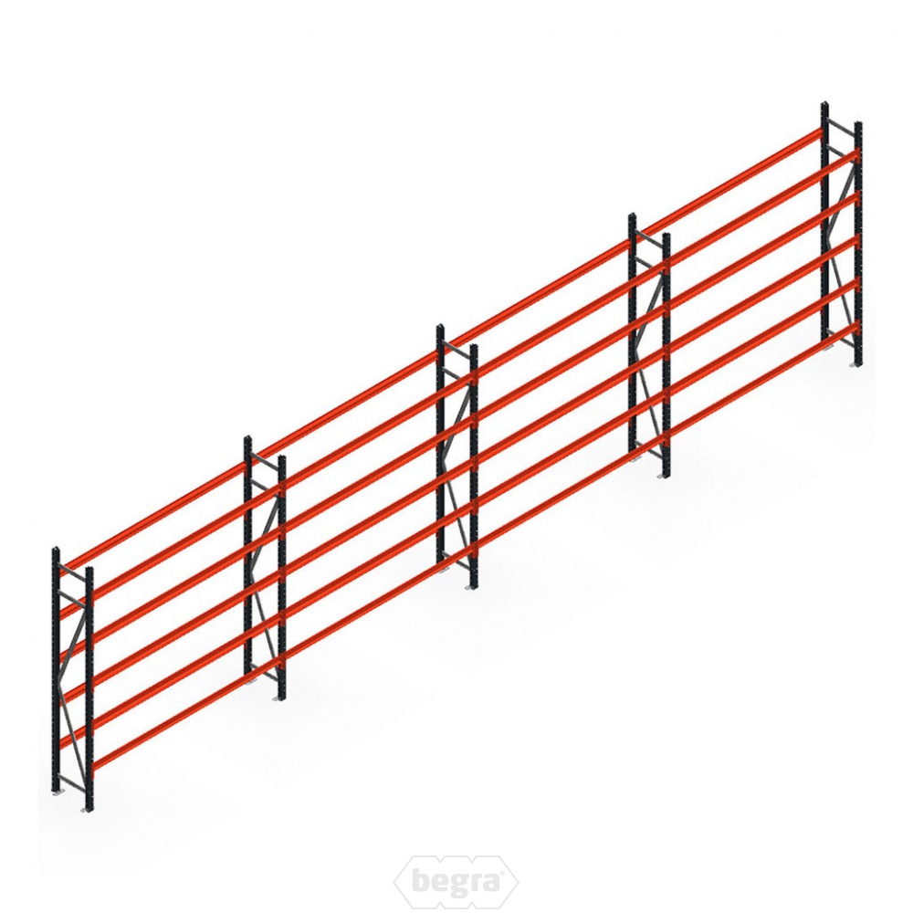 Voordeelrij bandenstelling grootvak AR 3000x6700x400mm (hxbxd) 4 secties 5 niveaus antraciet