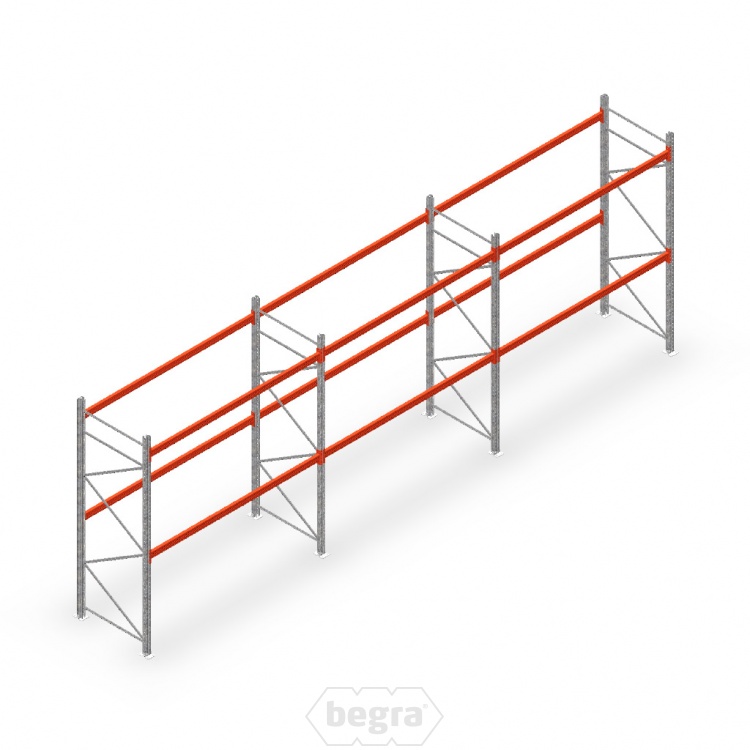 Palletstelling AR T2 voordeelrij 3000x8420x1100, M15051/2700 - 2 niveaus