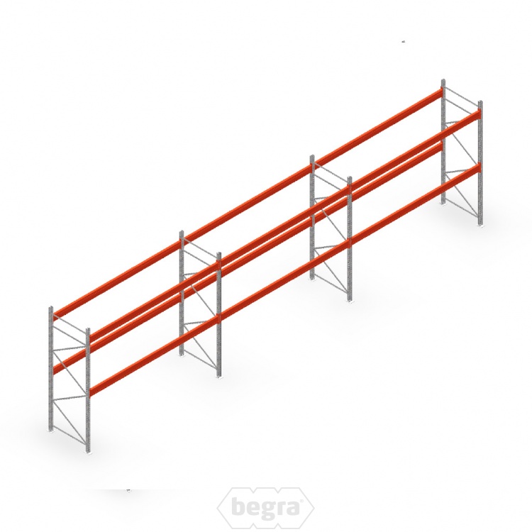 Palletstelling AR T2 voordeelrij 3000x11120x1100, T1451/3600 - 2 niveaus