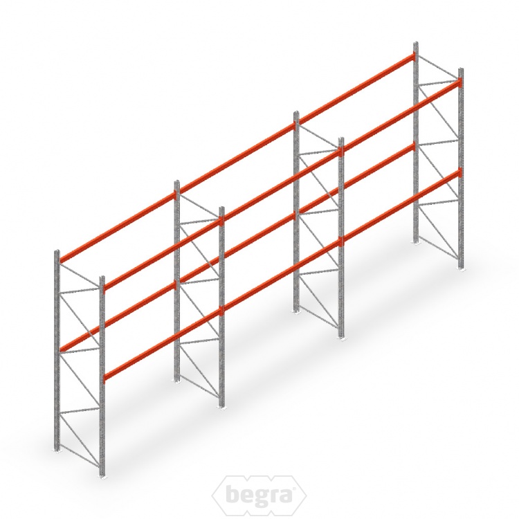 Palletstelling AR T2 voordeelrij 4000x8420x1100, M15051/2700 - 2 niveaus