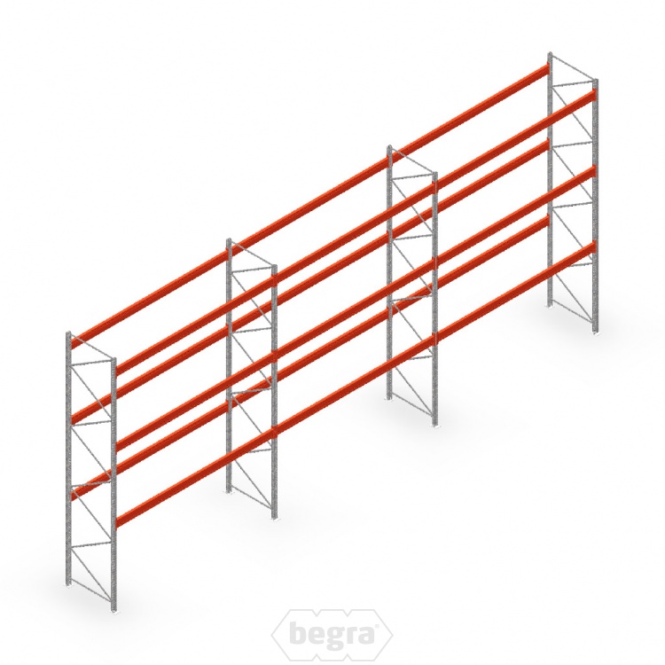 Palletstelling AR T2 voordeelrij 5000x11120x1100, T1451/3600 - 3 niveaus