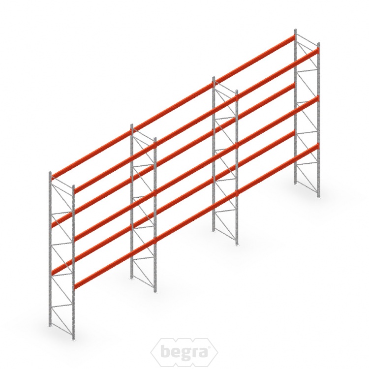 Palletstelling AR T2 voordeelrij 6000x11120x1100, T1451/3600 - 3 niveaus