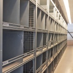Aanbouwsectie gebruikte Dexion legbordstelling 3500x1000x500 9 niveaus 