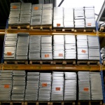 Aanbouwsectie gebruikte Dexion legbordstelling 3500x1000x500 9 niveaus 
