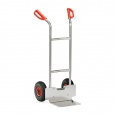 Aluminium steekwagen 150 kg 1150 mm met rubberbanden