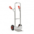 Aluminium steekwagen 200 kg 1300 mm met rubberbanden