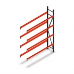 Bandenstelling grootvak AR 2250x1610x400mm (hxbxd) 4 niveaus antraciet aanbouwsectie