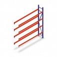 Bandenstelling grootvak AR 2250x2010x400mm (hxbxd) 4 niveaus blauw aanbouwsectie