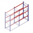 Deels gebruikte AR T1 palletstelling 3000x2250x1100mmmm (hxbxd) - 3 niveaus aanbouwsectie