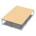 Entresolvloer, Verdiepingsvloer, Tussenvloer 20000x15000x3000