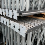 Gebruikte AR T1 palletstelling 5500x3600x1100mmmm (hxbxd) - 4 niveaus aanbouwsectie