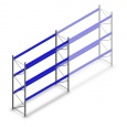 Gebruikte Bito palletstelling 3150x3600x1100, 3 niveaus beginsectie