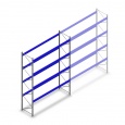 Gebruikte Bito palletstelling 5230x3600x1100mm (hxbxd) - 4 niveaus beginsectie