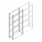 Gebruikte Electrolux palletstelling 5600x2700x900 mm (hxbxd) - 4 niveaus beginsectie