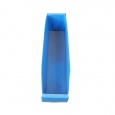 Palletaanbieding 260x Gebruikte handige opvouwbare magazijnbakken van PP Kanaalplaat 385x90x100 Blauw