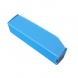 Palletaanbieding 260x Gebruikte handige opvouwbare magazijnbakken van PP Kanaalplaat 385x90x100 Blauw