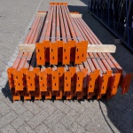 Gebruikte JH Esmena palletstelling 6500x2700x900mm (hxbxd) 5 niveaus aanbouwsectie