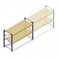 Gebruikte Jungheinrich Delta palletstelling 2500x2700x900 mm (hxbxd) - 2 niveaus beginsectie