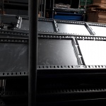 Gebruikte legbordstelling MD 2130x1000x300mm (hxbxd) 7 niveaus aanbouwsectie