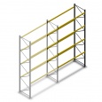 Gebruikte Link51 palletstelling 4800x2700x1100 mm (hxbxd) - 4 niveaus - aanbouwsectie