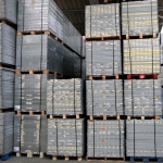 Gebruikte Schaefer R3000 legbordstelling 2280x970x600mm (hxbxd) 8 niveaus aanbouwsectie